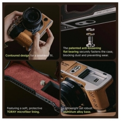 Etui skórzane PGYTECH na aparat Fuji X-T5 Brown